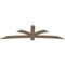 Ekena Millwork Davenport Smooth Timber Gable Bracket, Douglas Fir, 96"W x 28"H x 1 1/2"D x 5 1/2"F, 7/12 Pitch GBW096X28X0206DAV00SDF - alternate 3